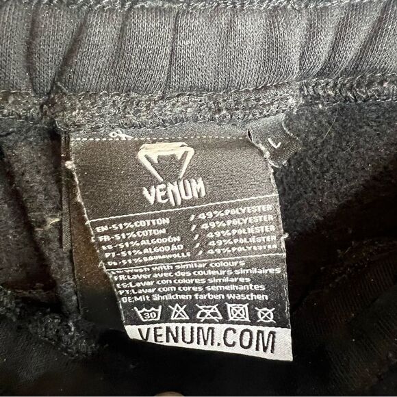 Venum sweatpants practice UFC black on black spell out - Picture 3 of 5